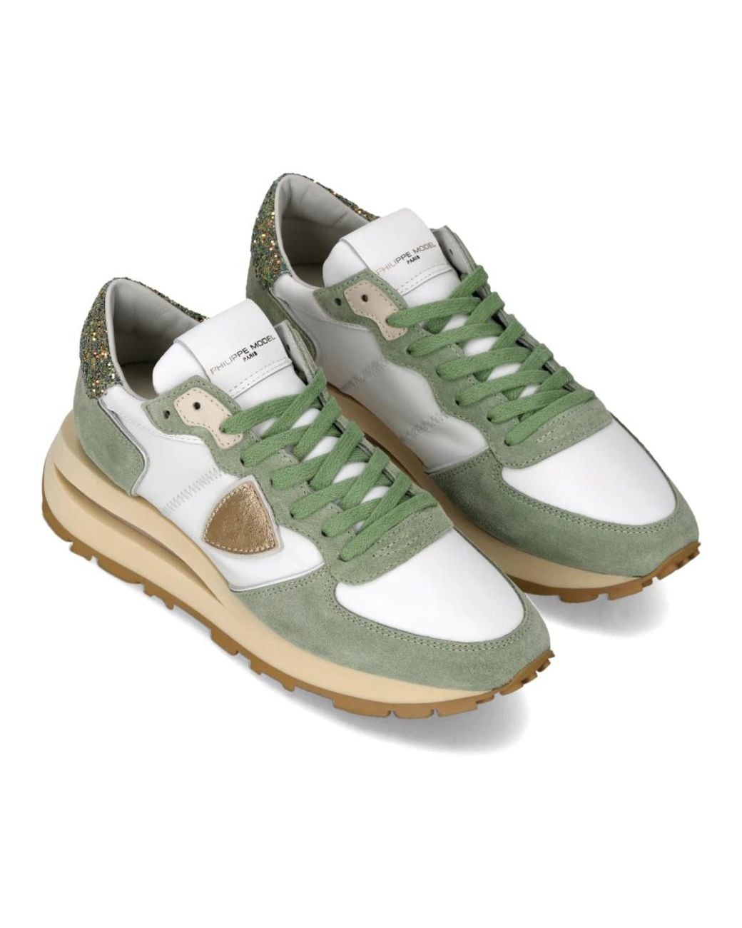 Philippe Model Green Sneakers