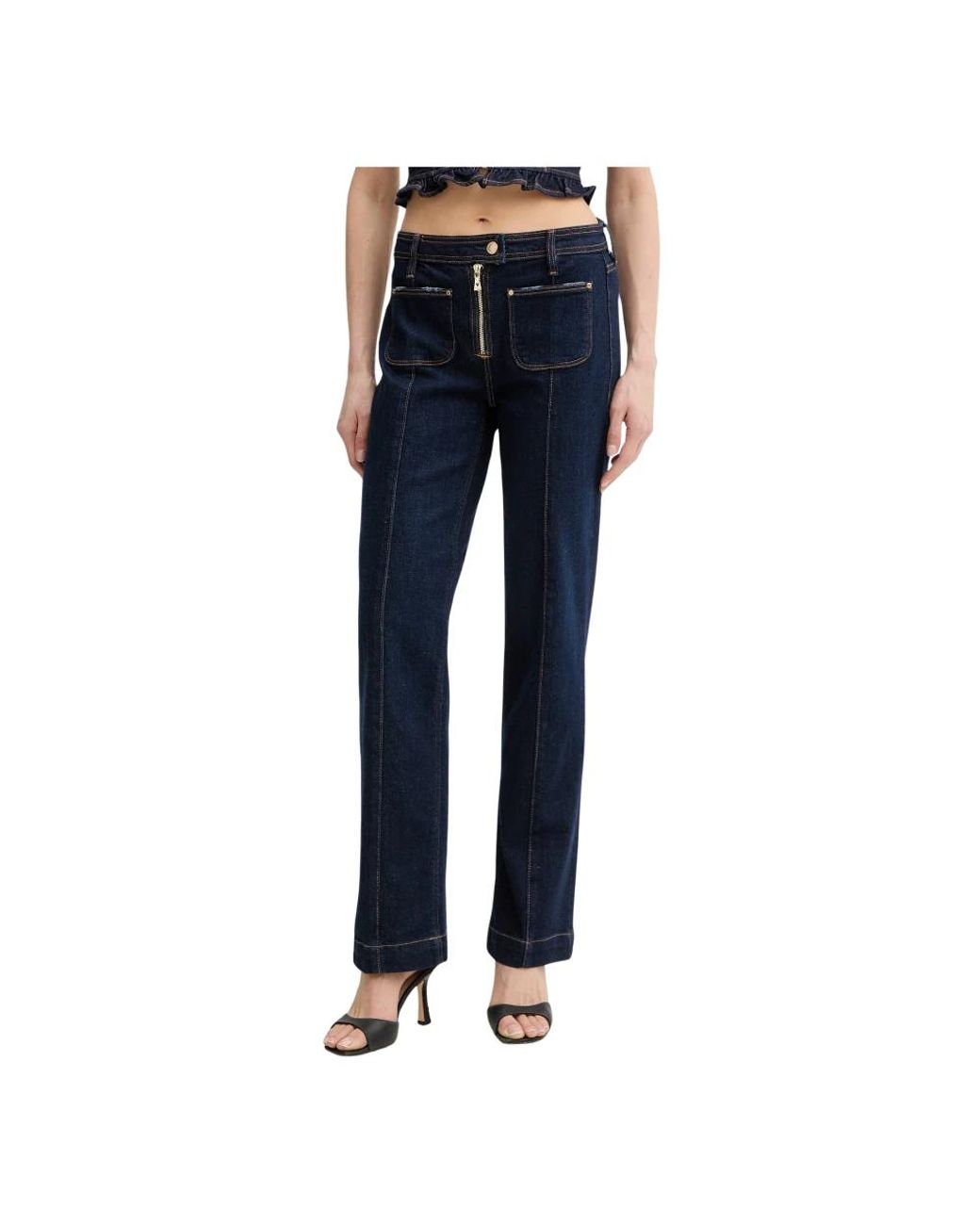 Guess Nicky Rechte Jeans in het Blue