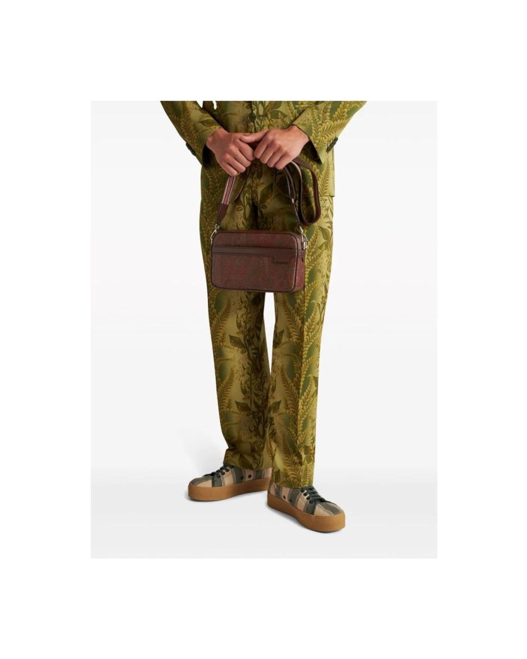 Etro Brown Cross Body Bags for men