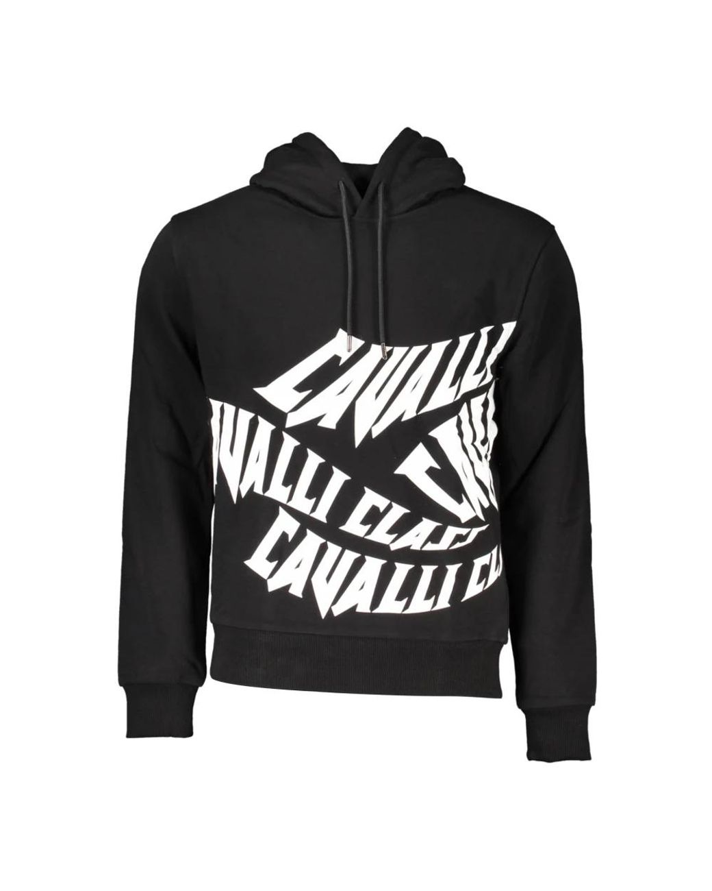Roberto Cavalli Black Cotton Sweatshirt for men