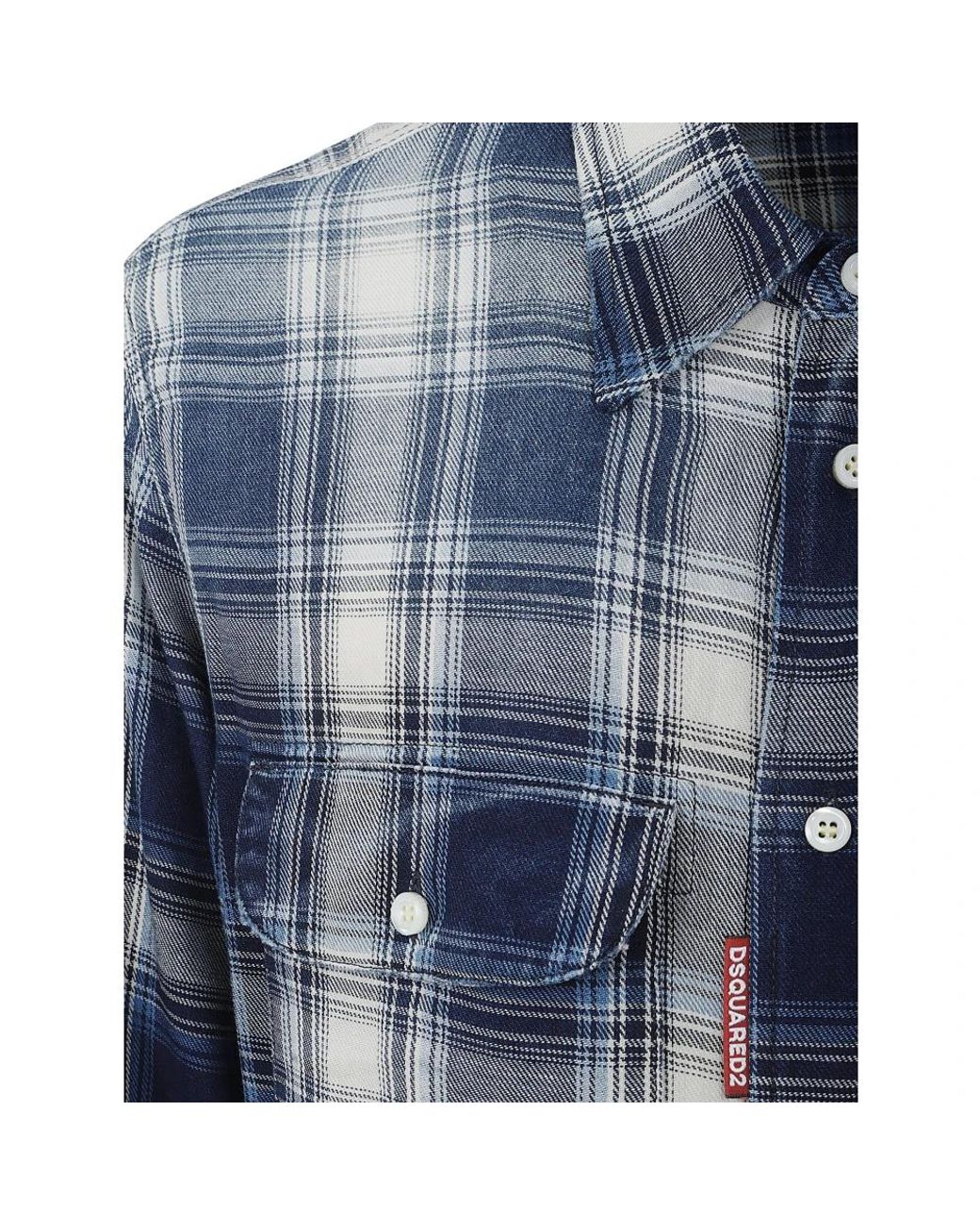 DSquared² Blue Casual Shirts for men