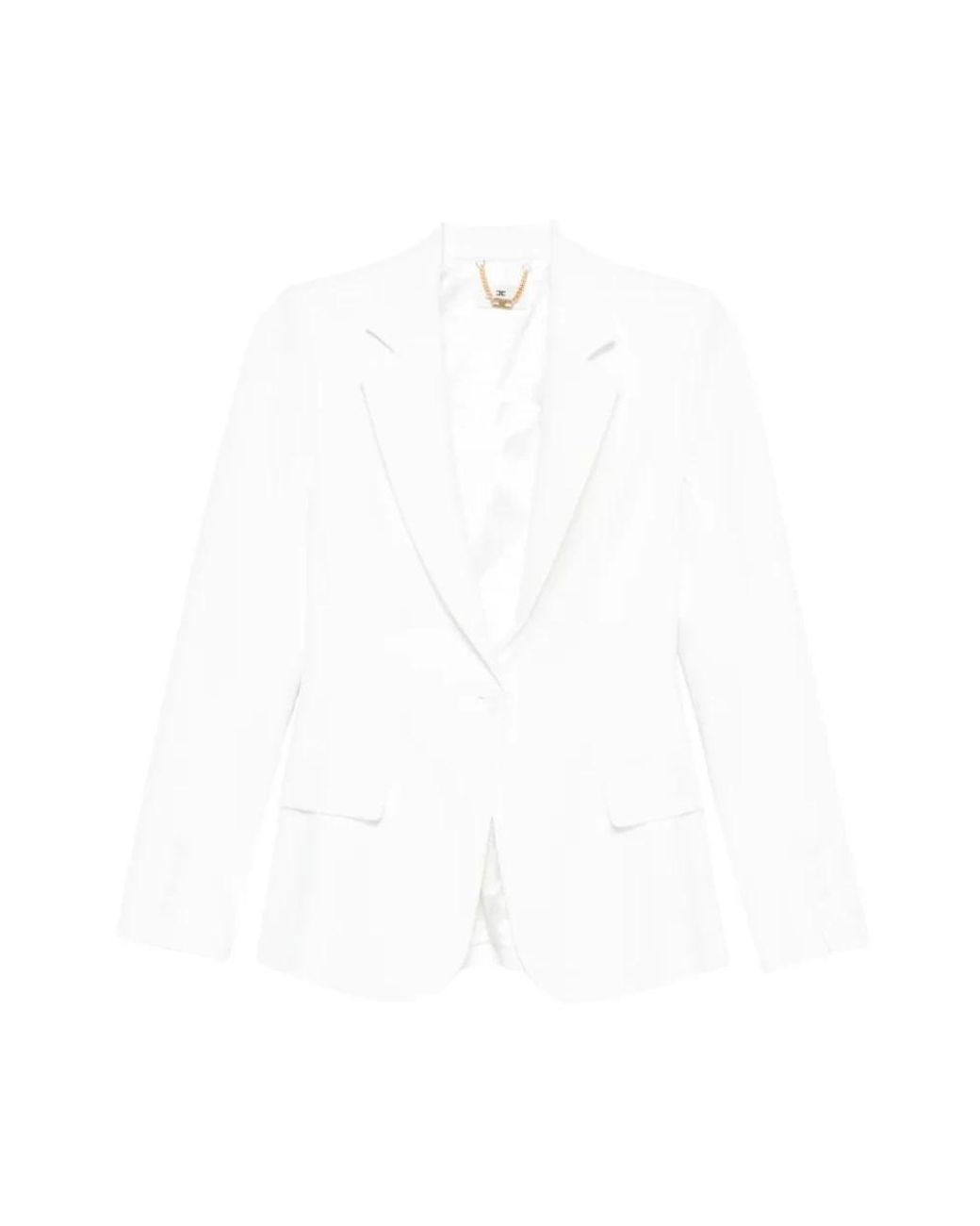 Elisabetta Franchi White Blazers