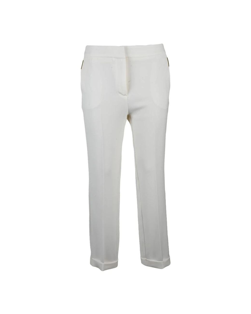 SIMONA CORSELLINI Gray Slim-Fit Trousers