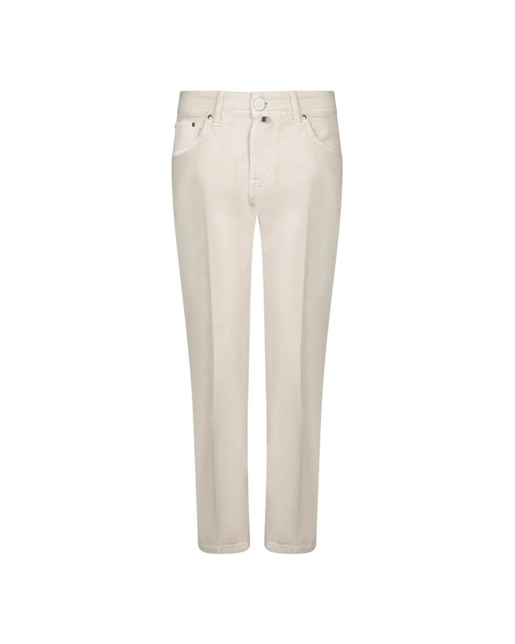 Jacob Cohen White Slim Fit Jeans for men