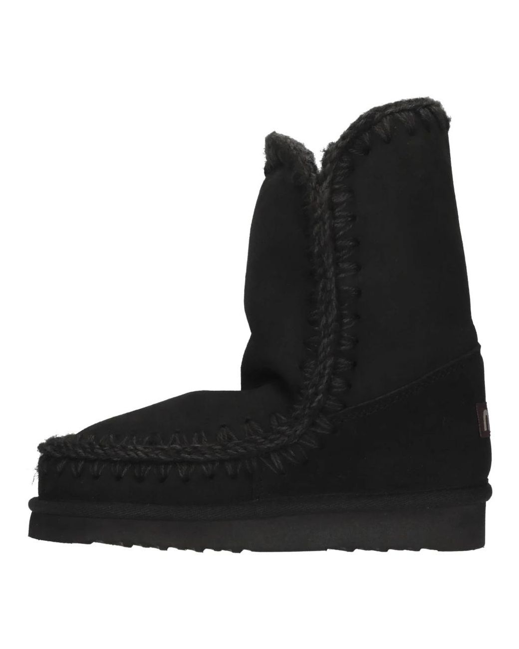 Mou Black Winter Boots