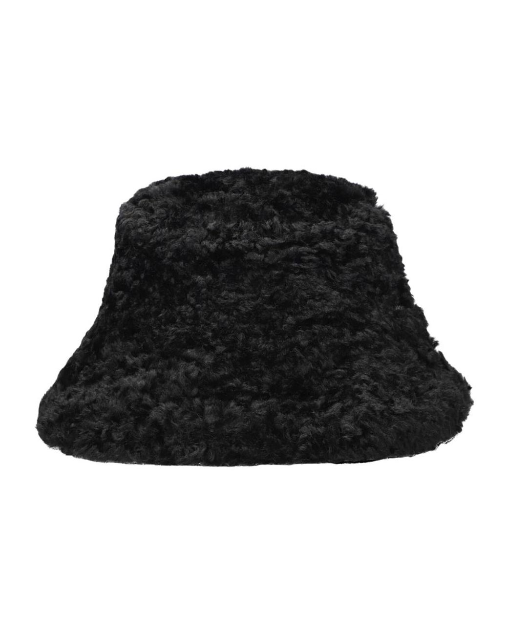 Ted Baker Accessoires ,Zwart ,Wol Fluffyi Zwarte Hoed Voor Herfst/Winter in het Black
