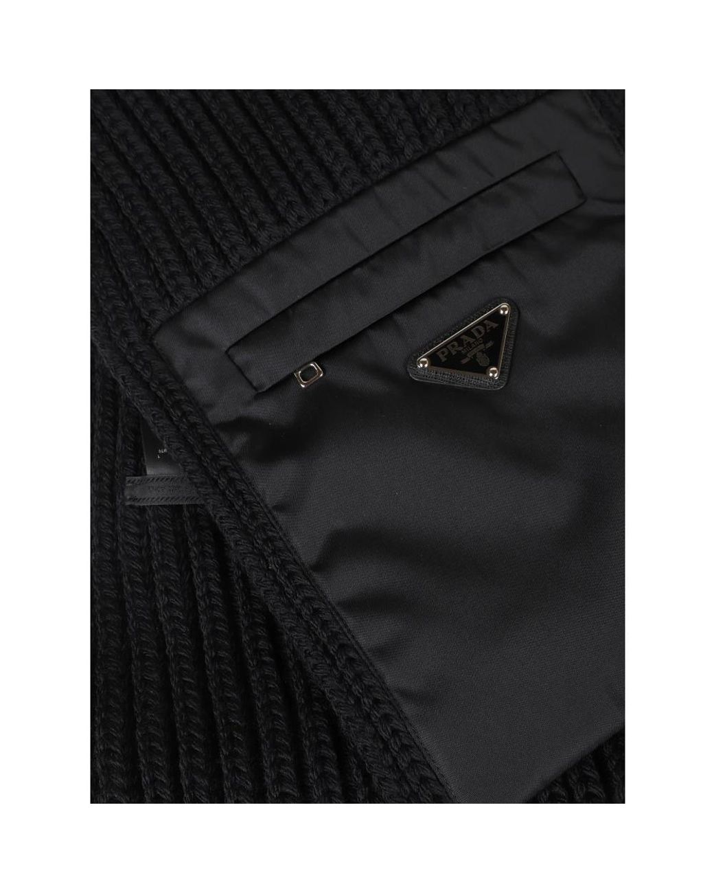 Prada Black Winter Scarves for men