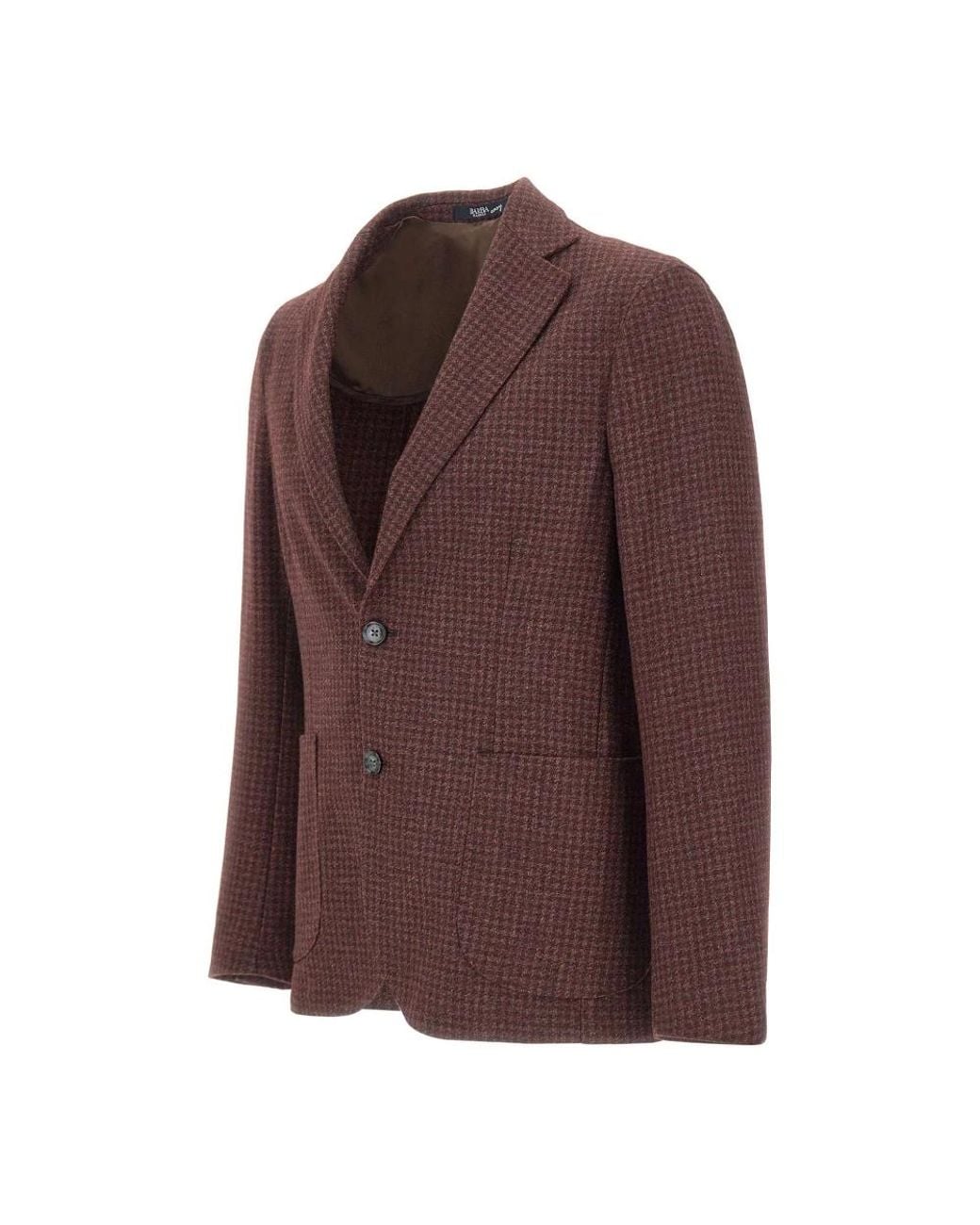 Barba Napoli Brown Blazers for men