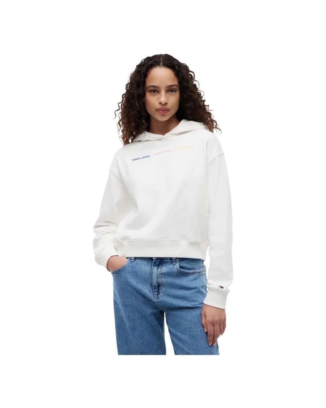 Tommy Hilfiger White Hoodies