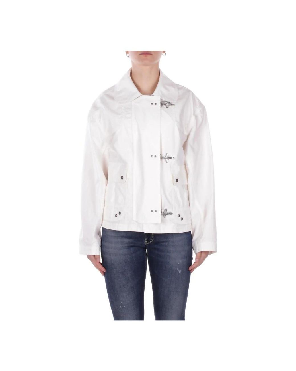 Fay White Light Jackets