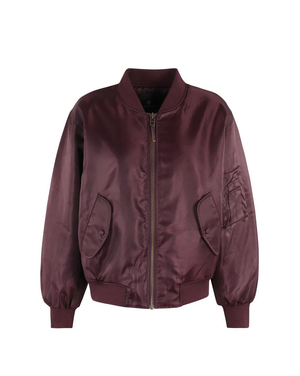 Anine Bing Purple Bomber Jackets