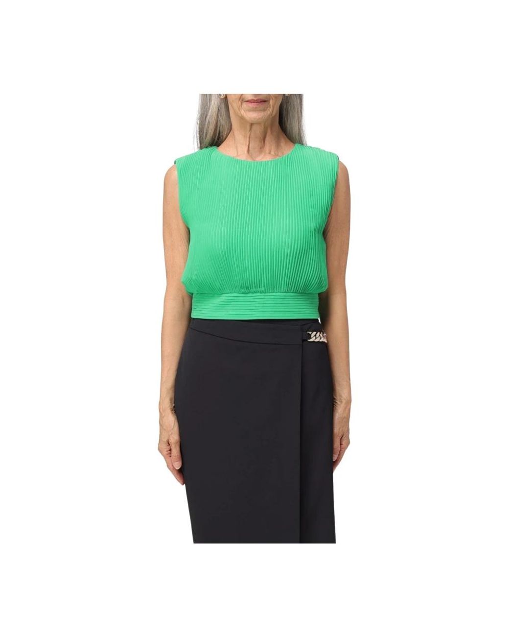 Liu Jo Green Sleeveless Tops