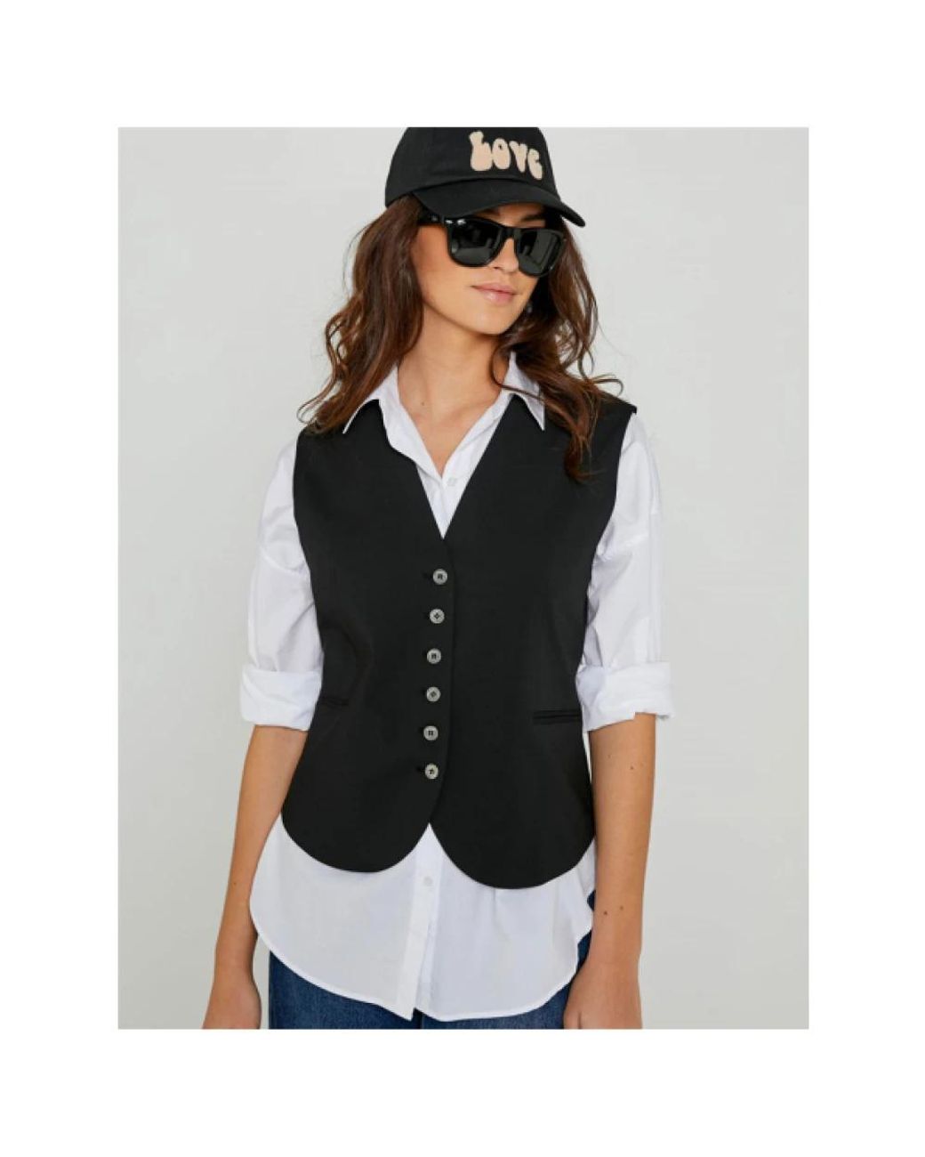 Five Jeans Black Waistcoats