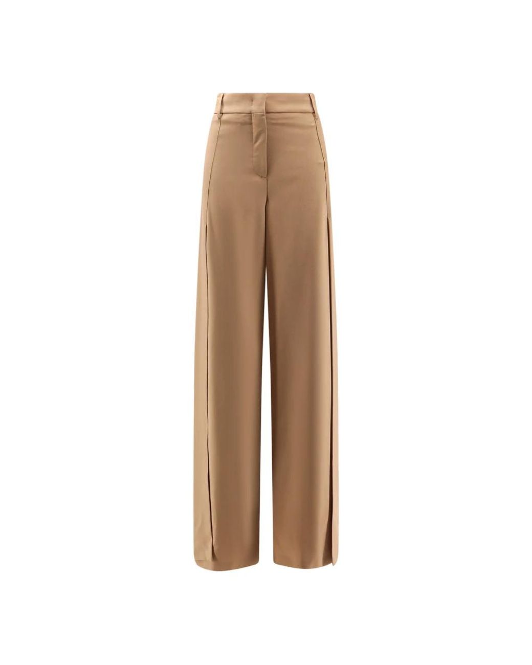 Semicouture Natural Wide Trousers