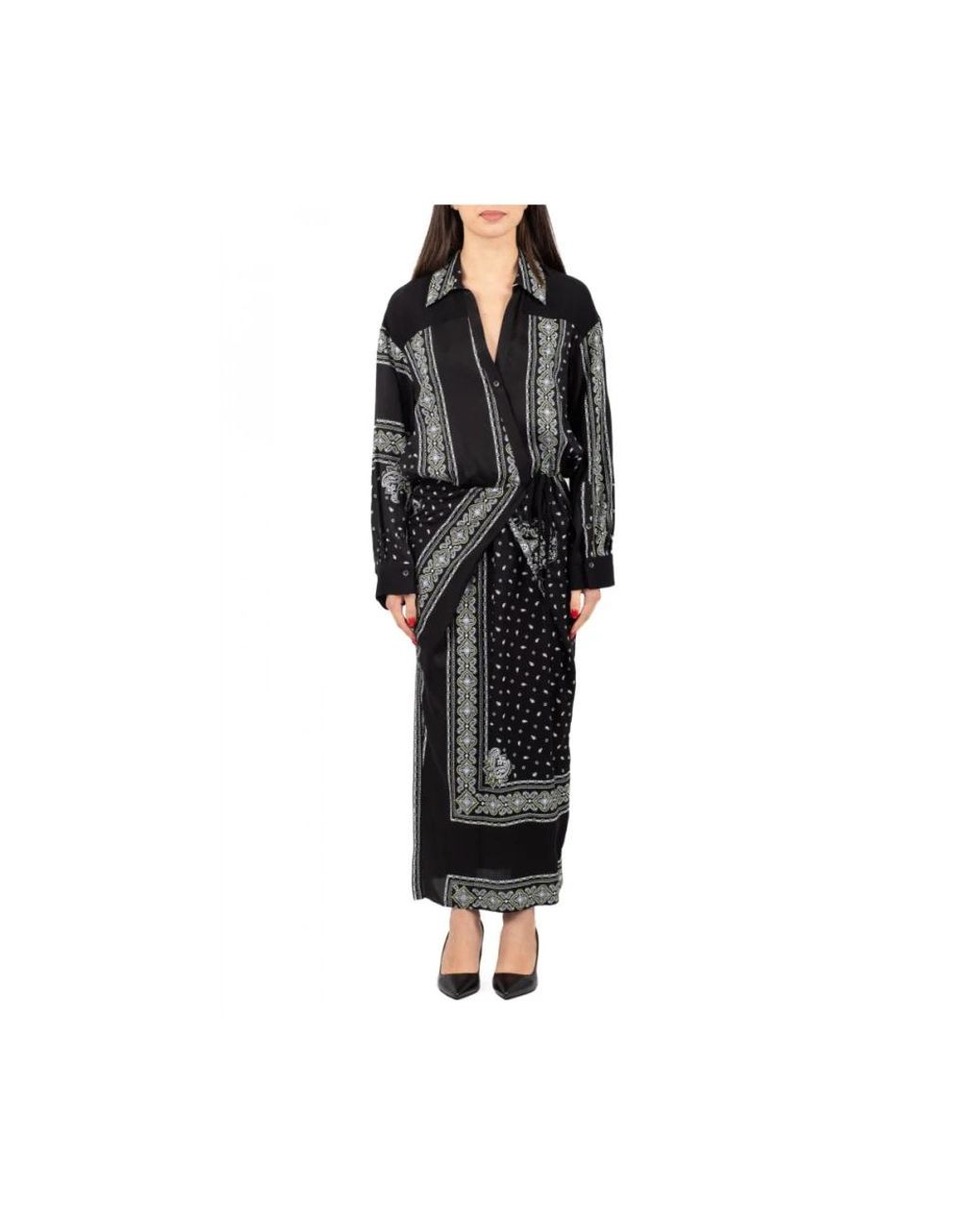 Pinko Black Maxi Dresses