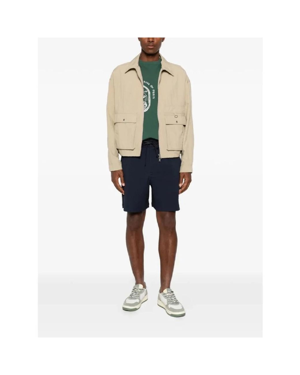 Maison Kitsuné Blue Casual Shorts for men