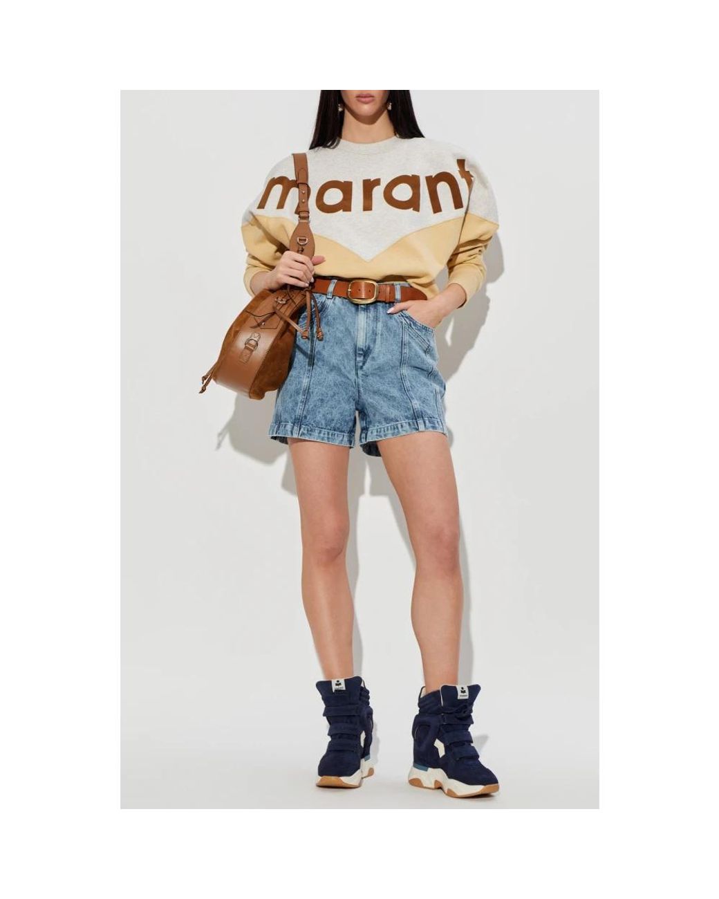 Isabel Marant Blue Denim Shorts