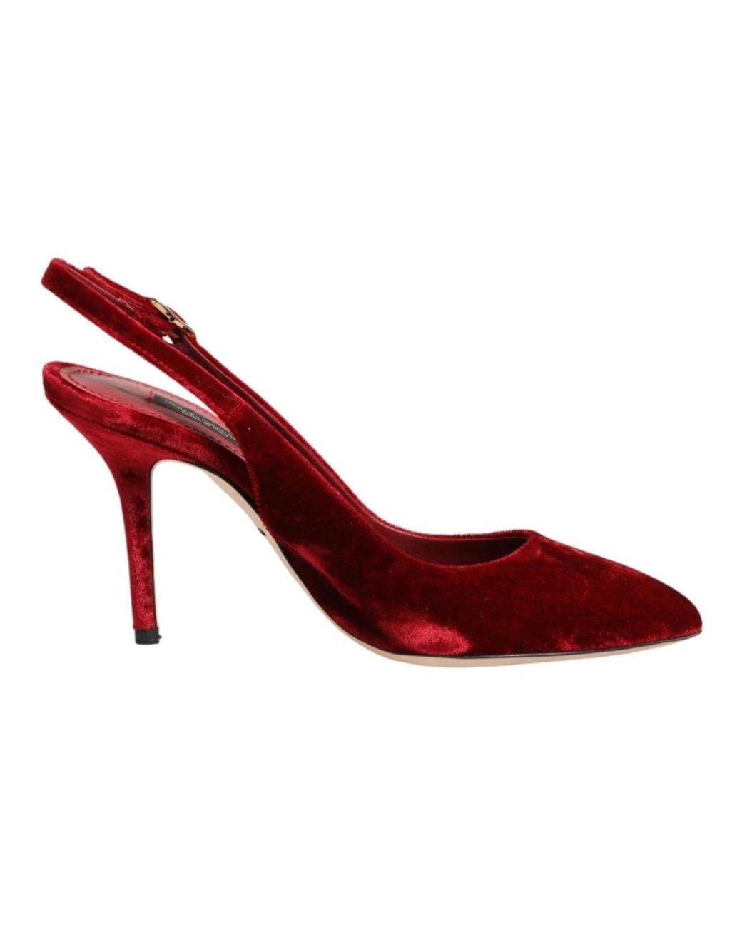 Dolce & Gabbana Red Slingbacks