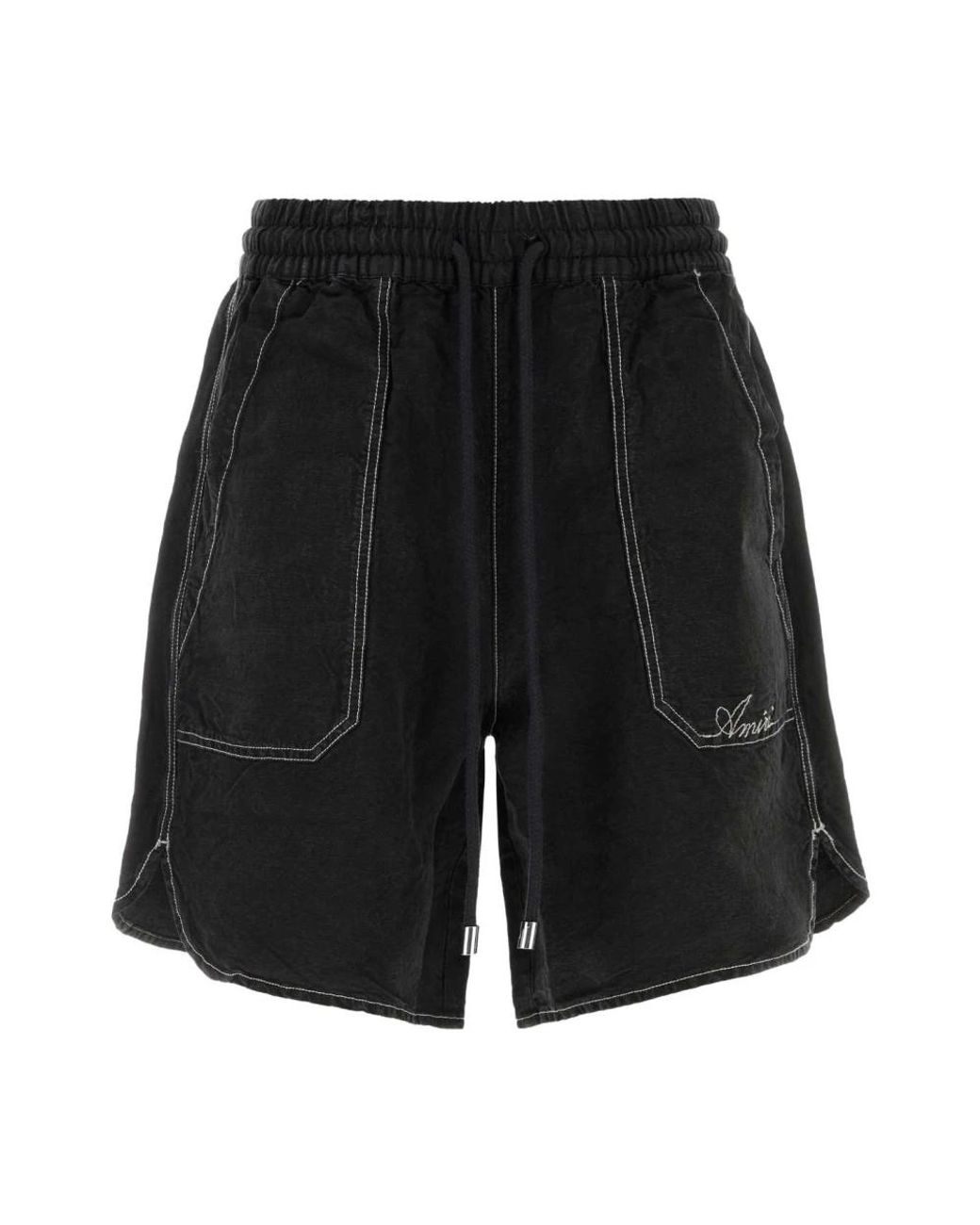 Amiri Black Casual Shorts for men
