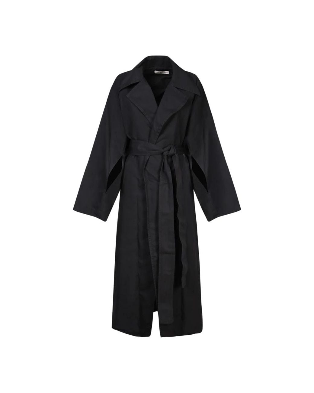 Quira Black Belted Coats
