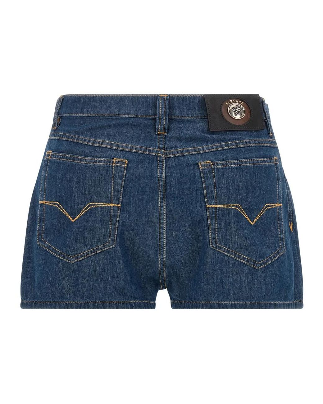 Versace Blue Denim Shorts