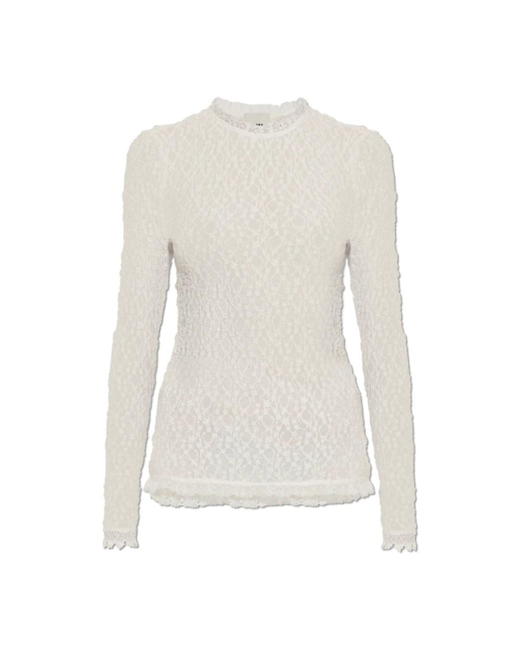 Isabel Marant White Long Sleeve T-Shirts