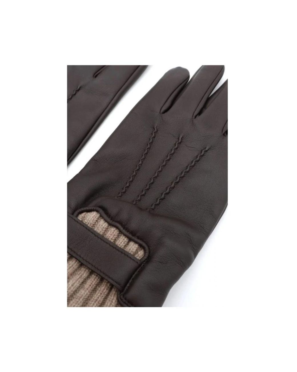 Boss Brown Gloves for men