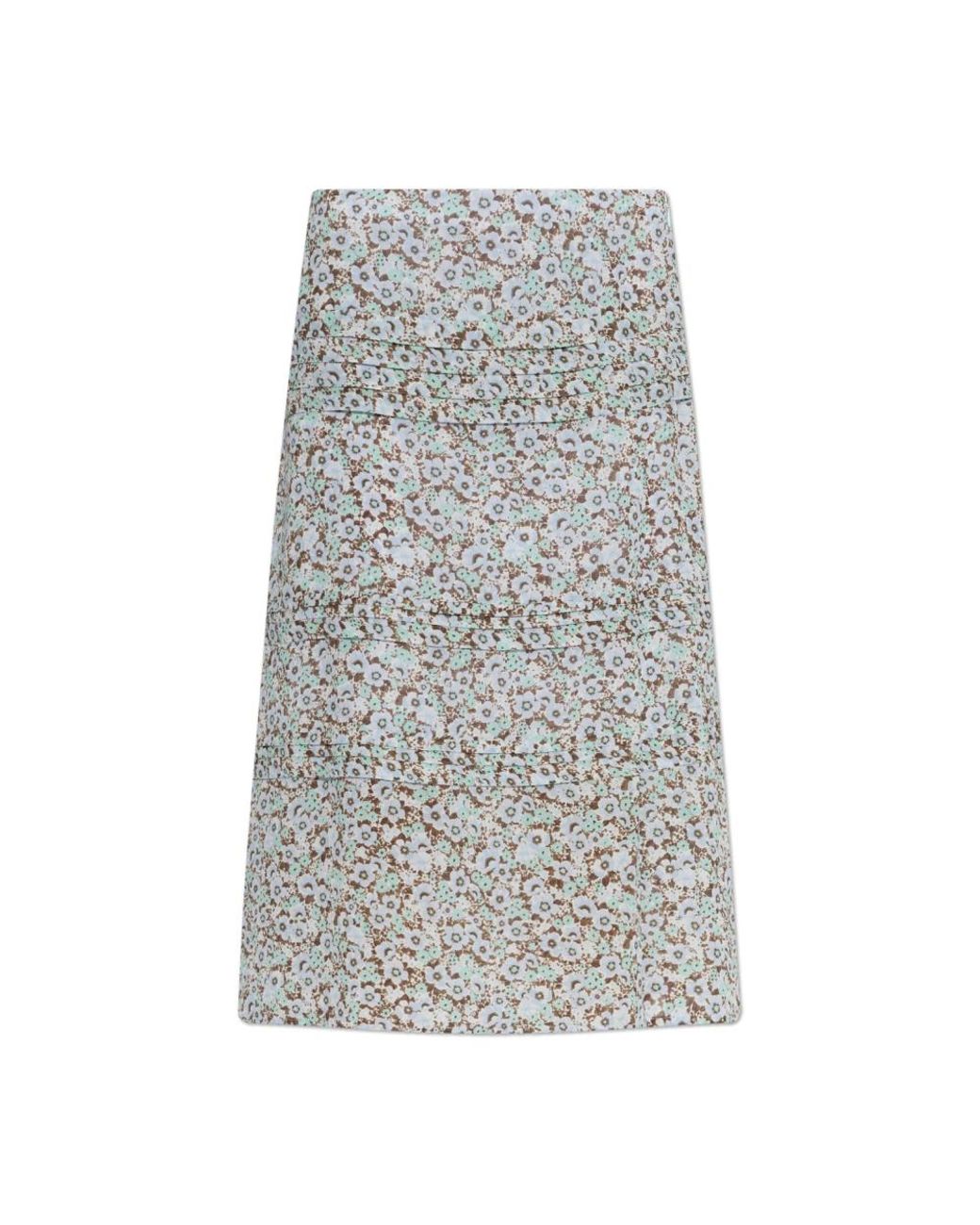 Midi Skirts Tory Burch de color Gray