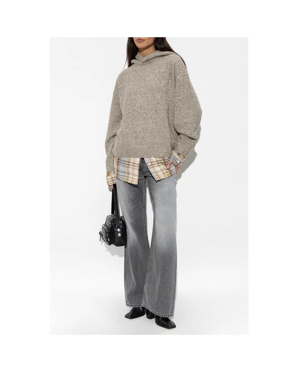 Acne Gray Hoodies