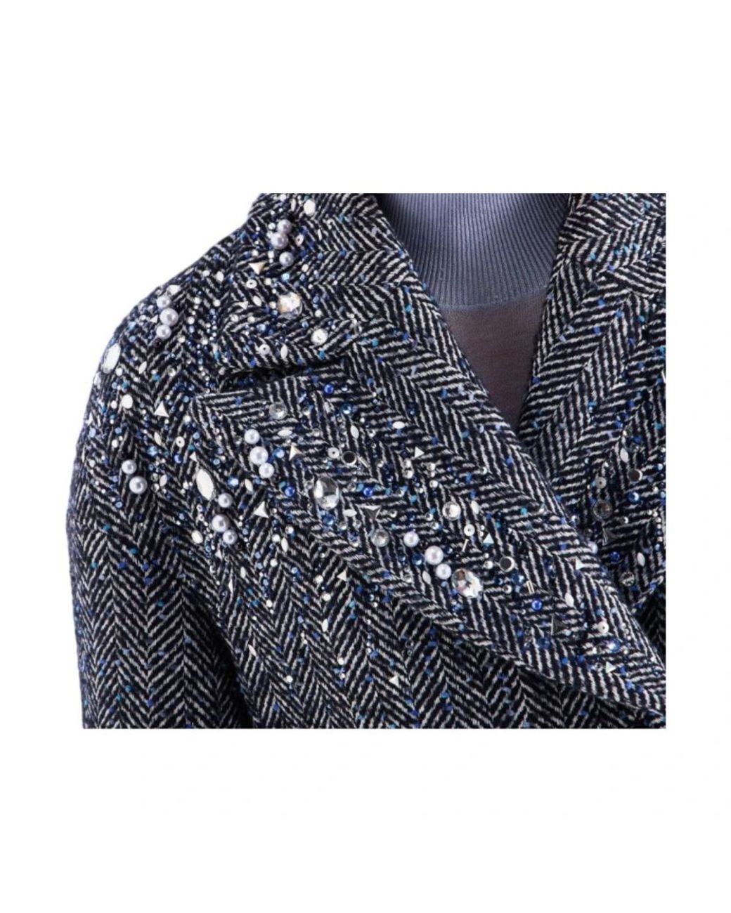 Genny Gray Double-Breasted Coats