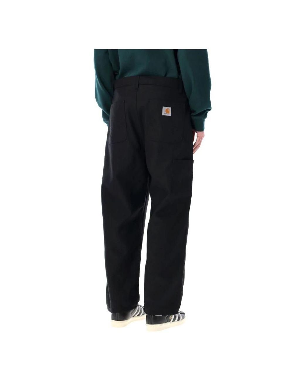 Carhartt Black Straight Trousers for men
