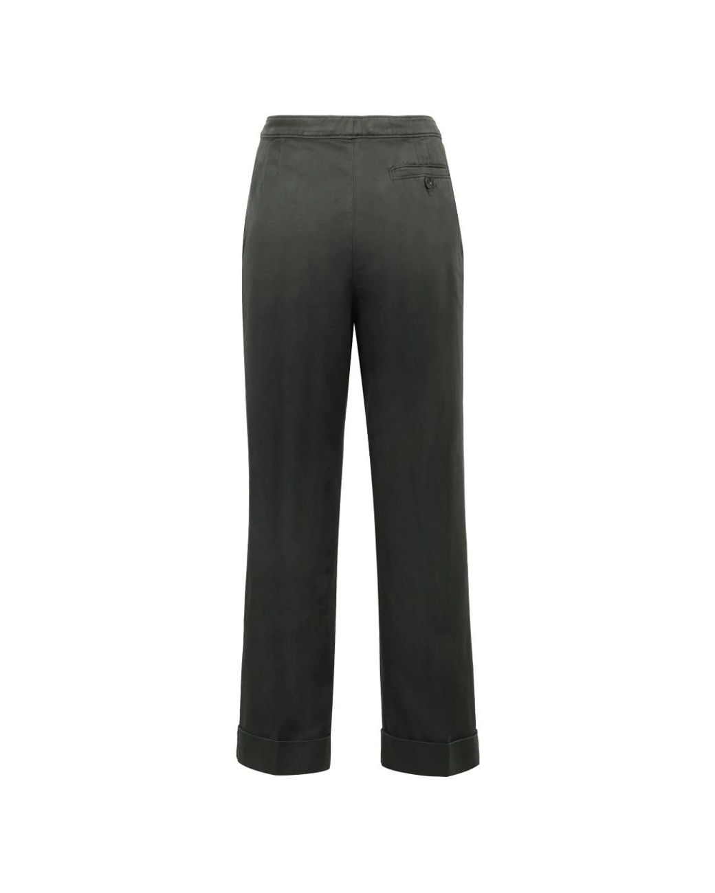 Straight Trousers Aspesi de color Gray
