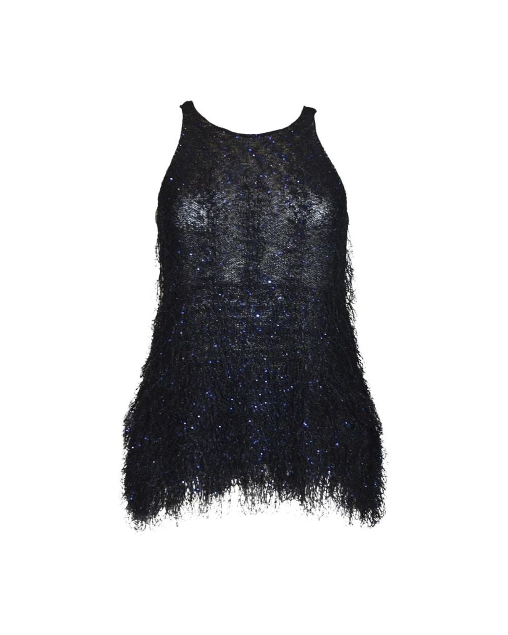 Giorgio Armani Black Sleeveless Tops