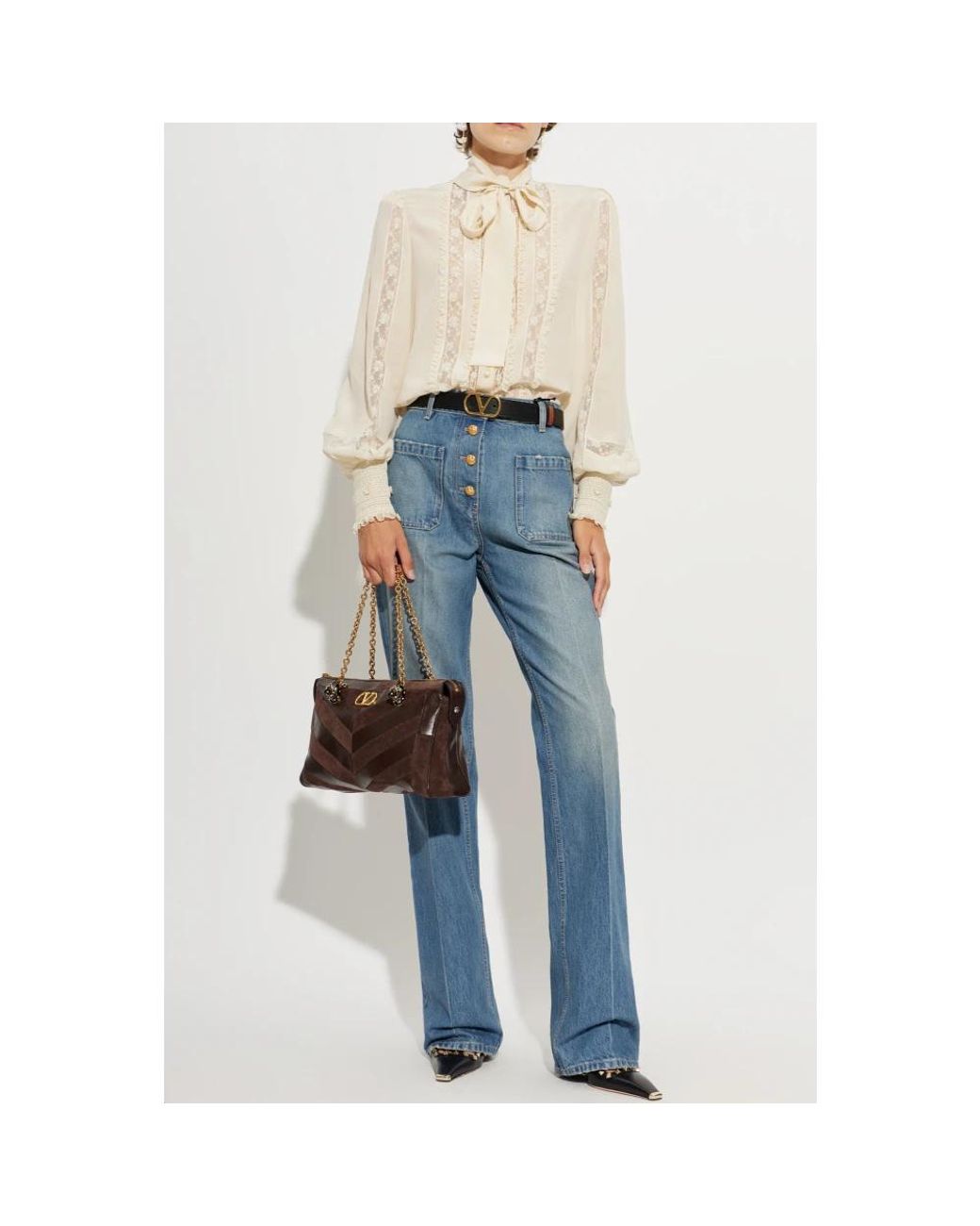 Valentino Garavani Blue Straight Fit Jeans