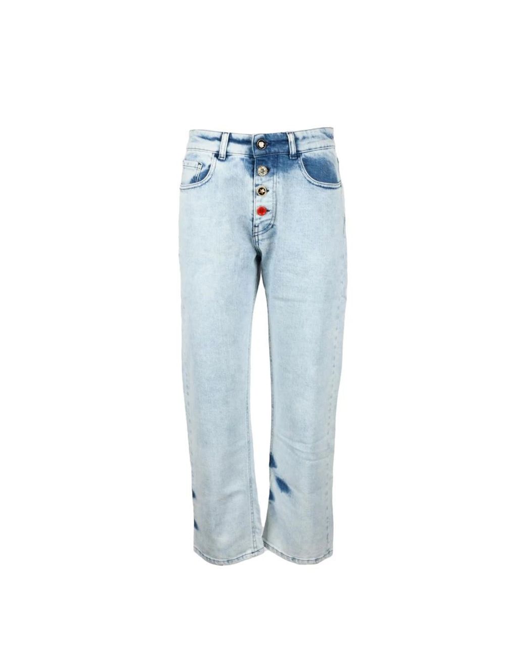 Semicouture Blue Straight Fit Jeans