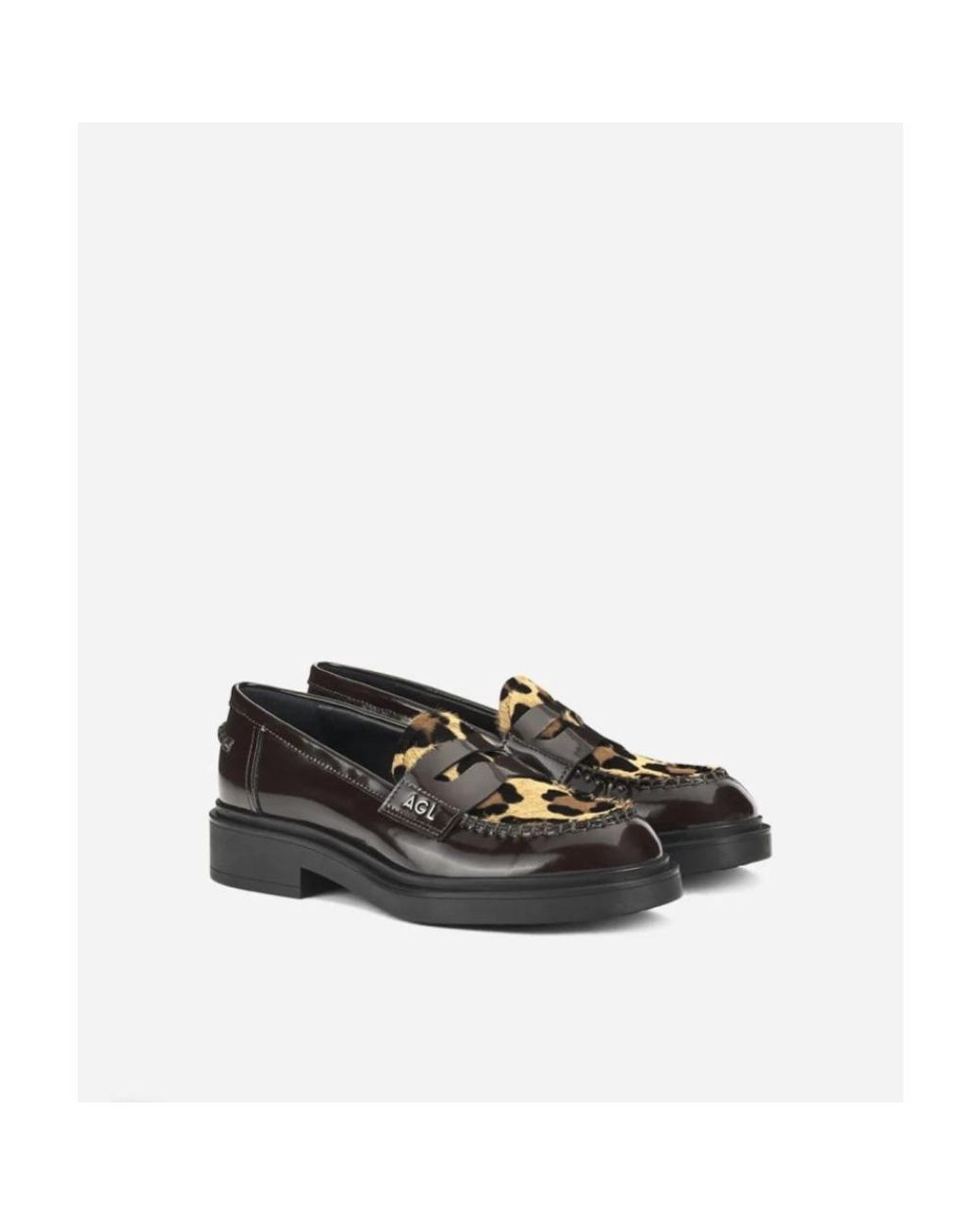 Agl Attilio Giusti Leombruni Black Loafers