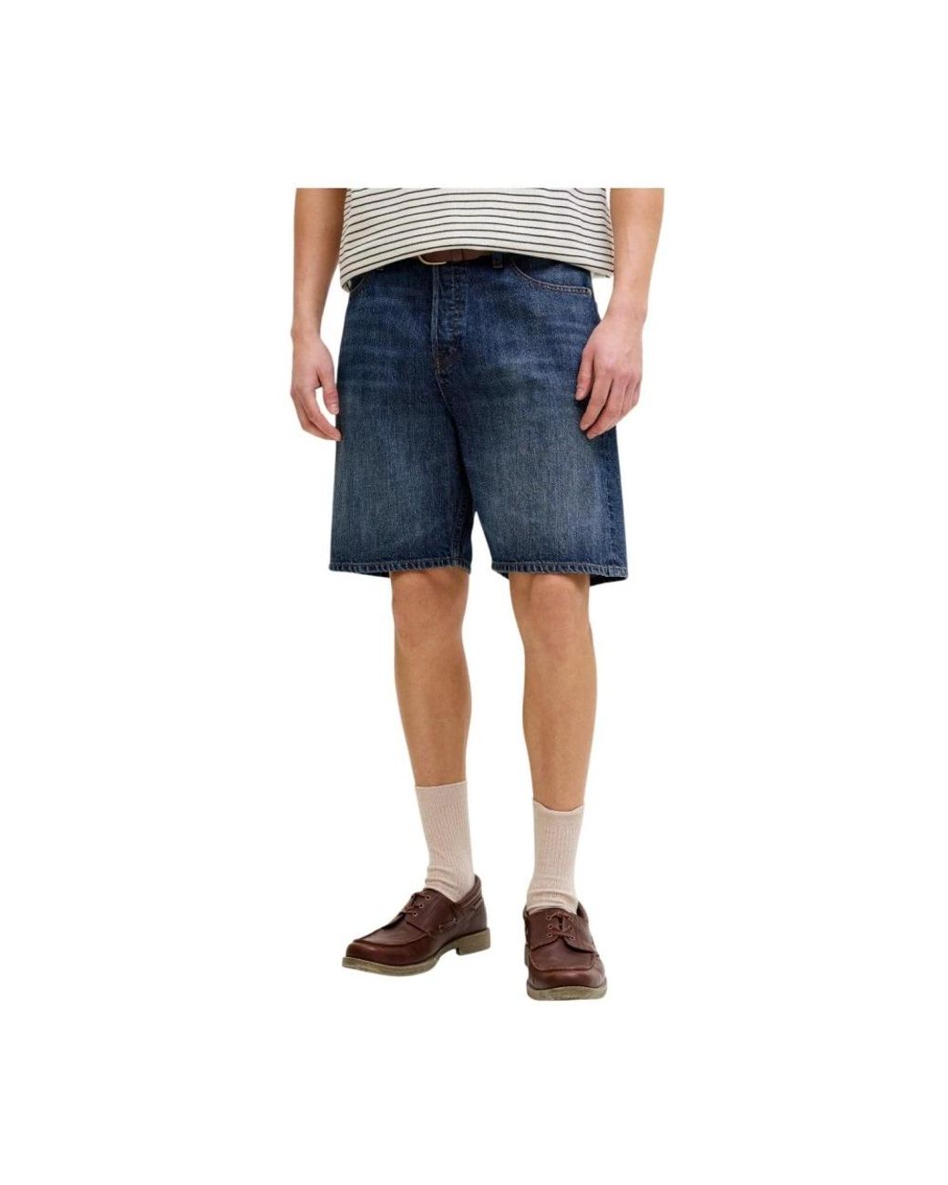 Jack & Jones Blue Denim Shorts for men