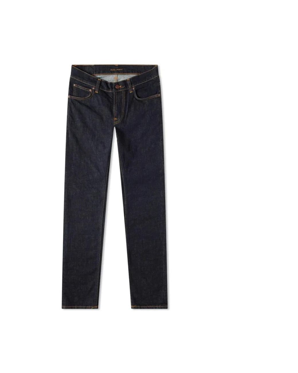 Nudie Jeans Blue Straight Fit Jeans for men