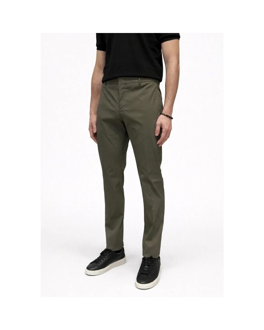 PT Torino Gray Suit Trousers for men