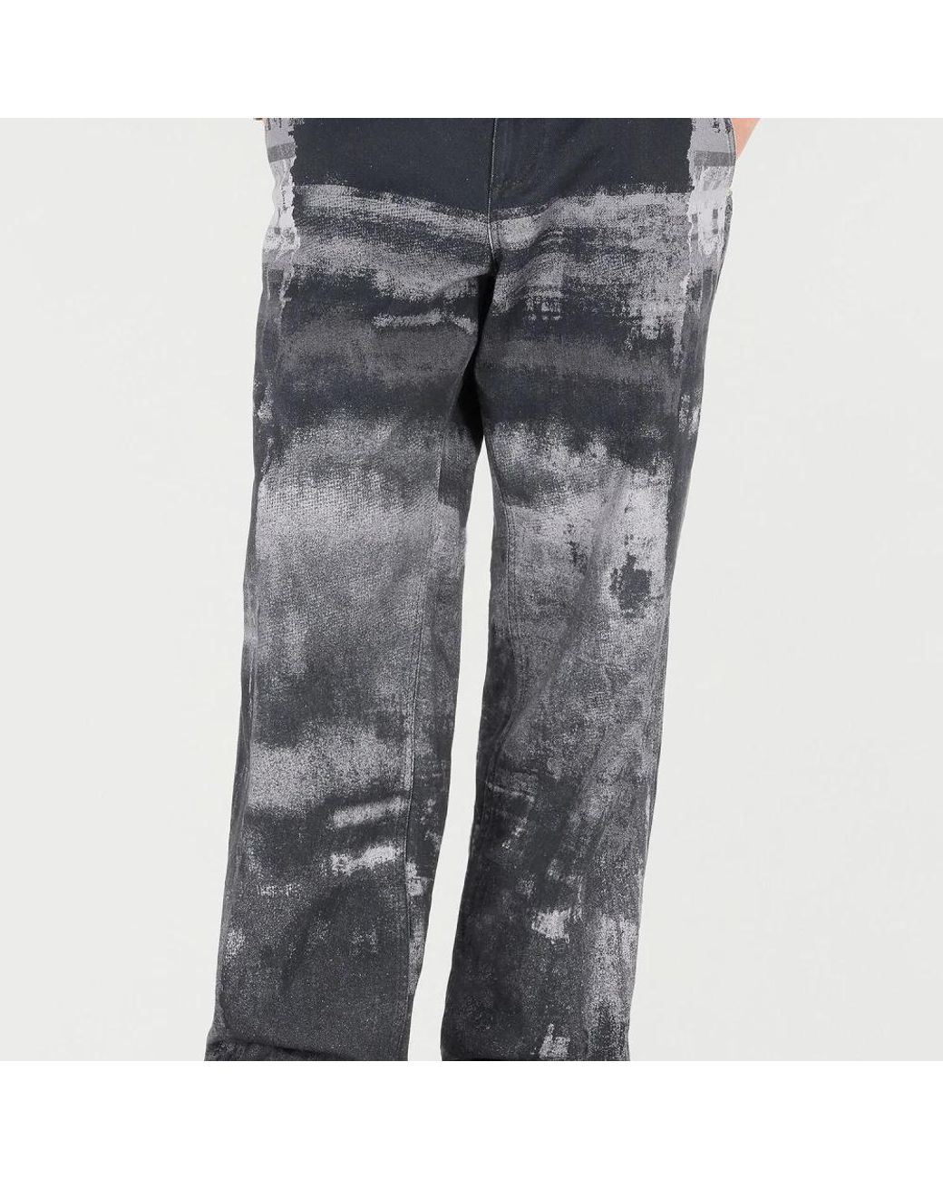 Roberto Cavalli Gray Wide Trousers for men