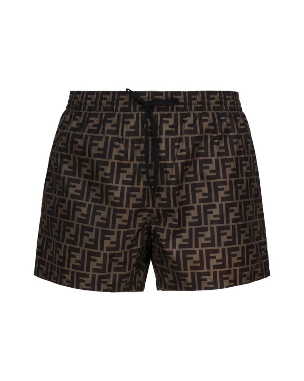 Fendi Black Beachwear for men