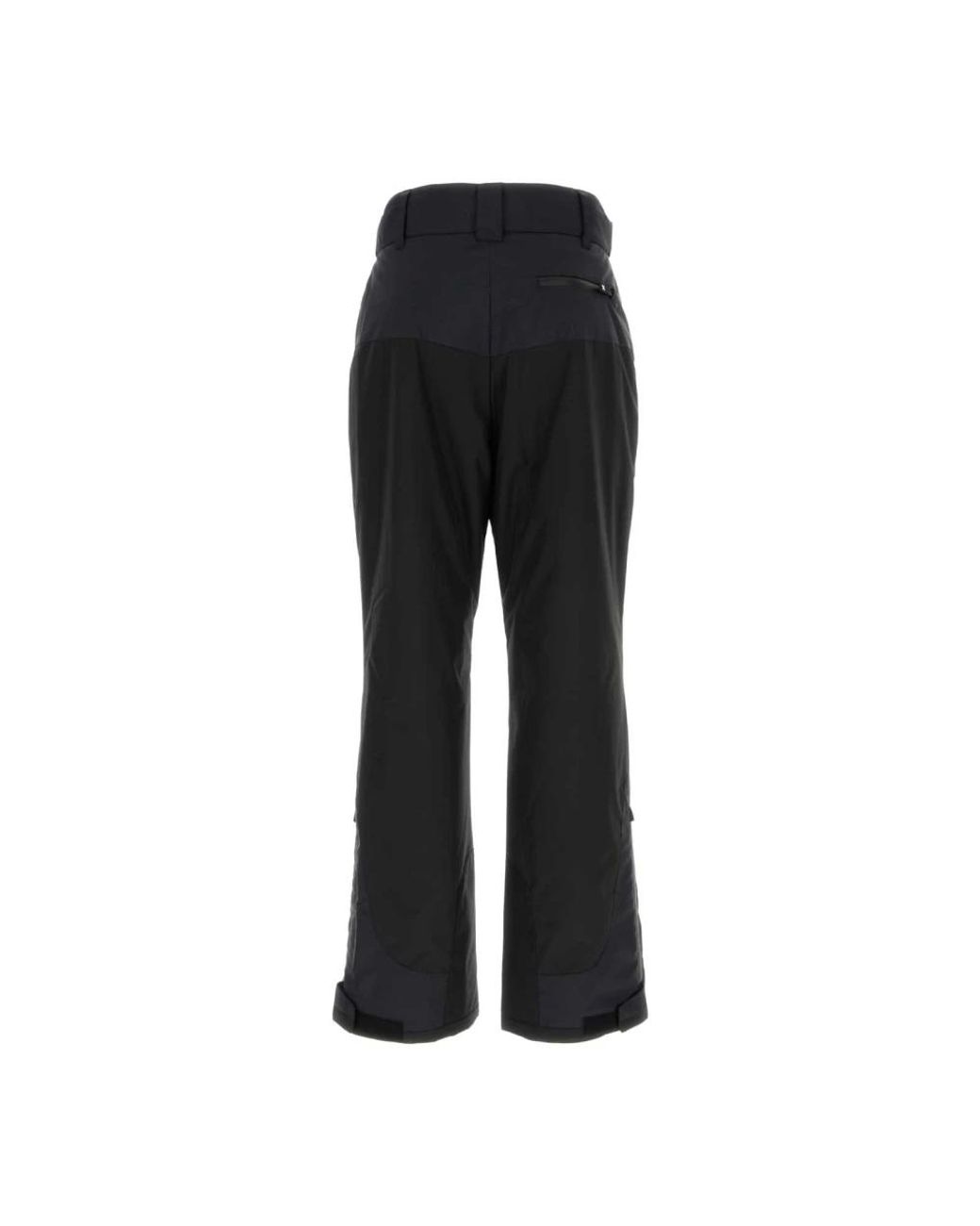 Palm Angels Black Wide Trousers for men
