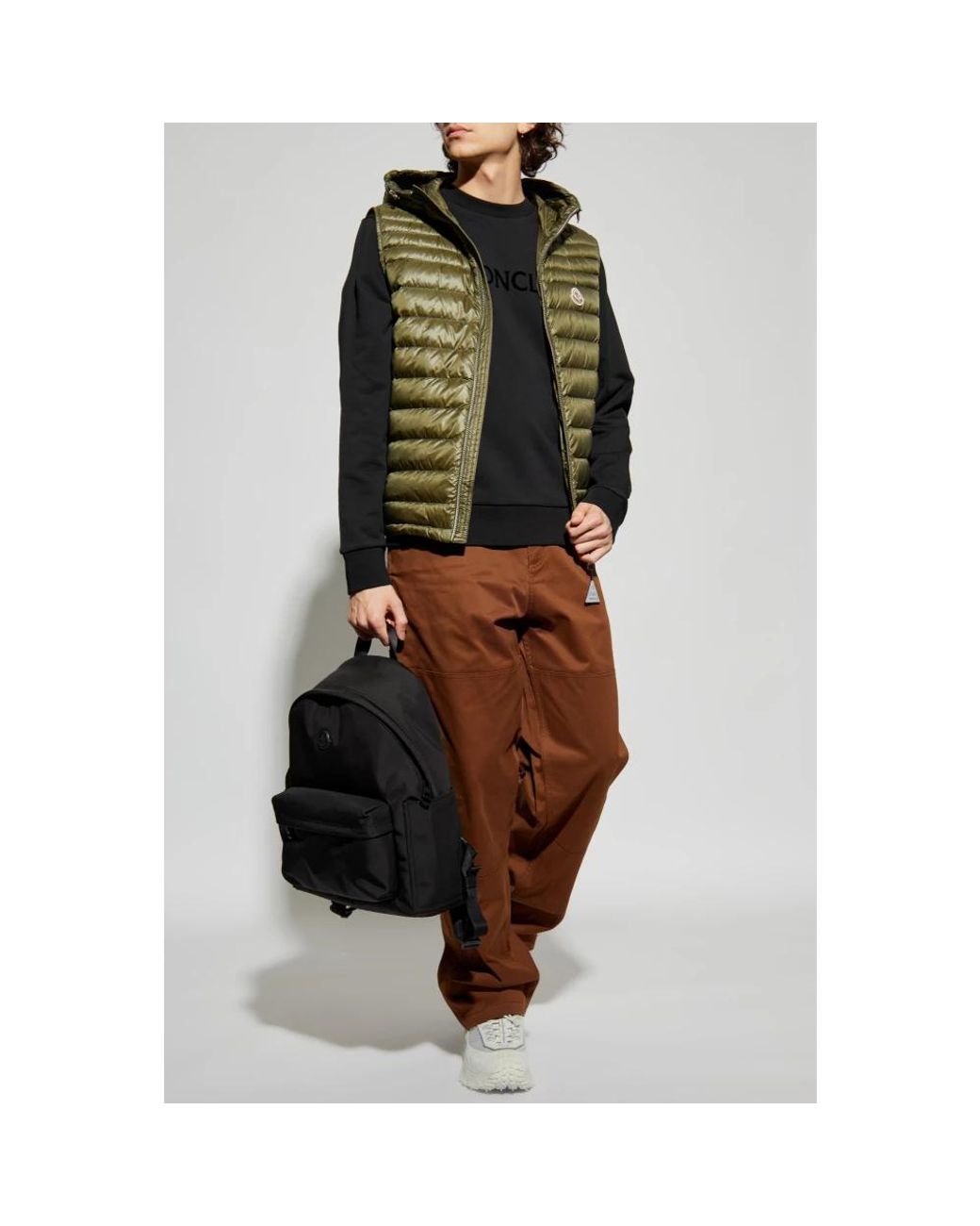 Vests di Moncler in Green da Uomo