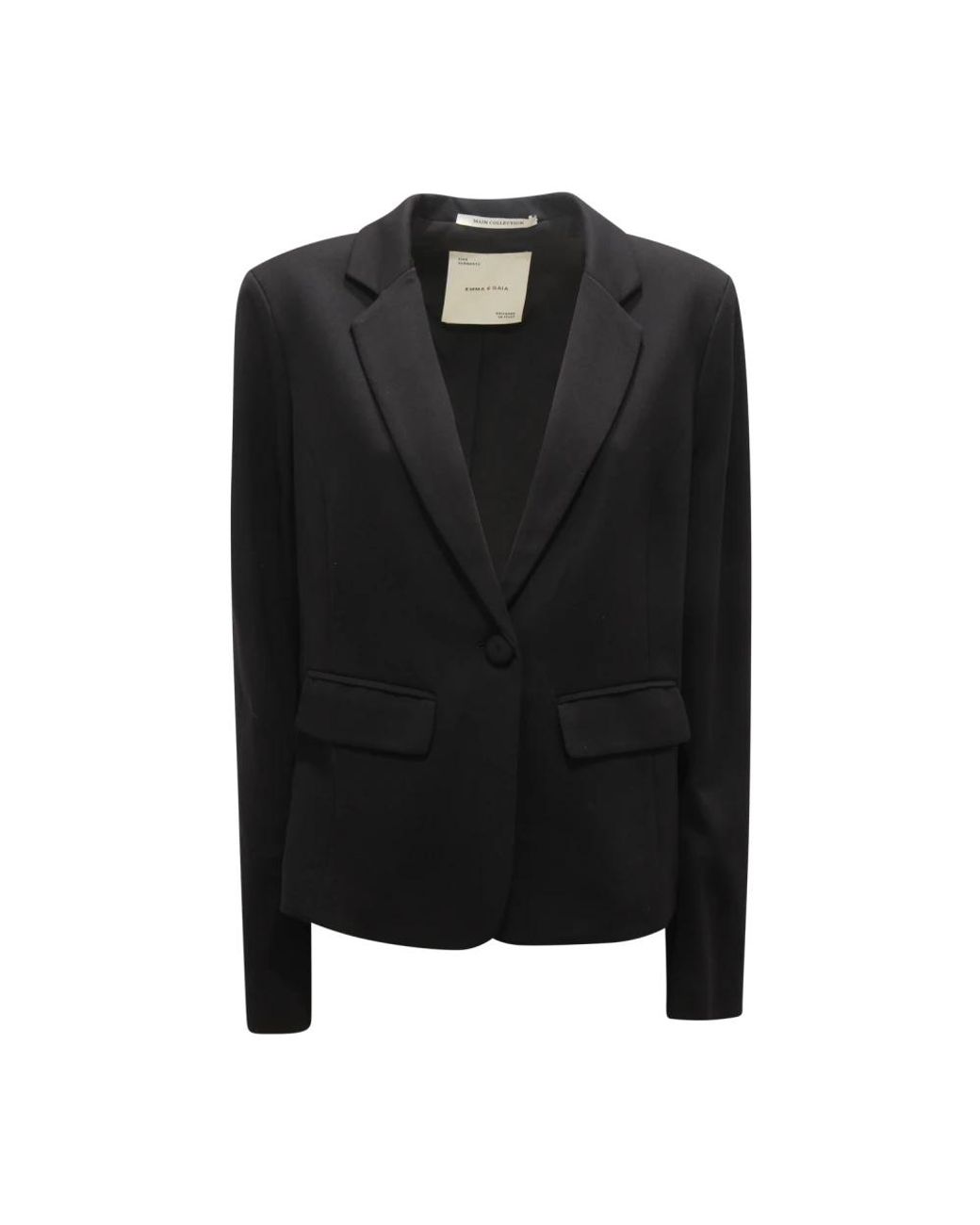 EMMA & GAIA 44S105 Jacket in het Black