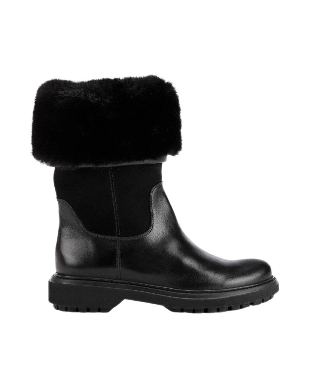 Geox Black Winter Boots