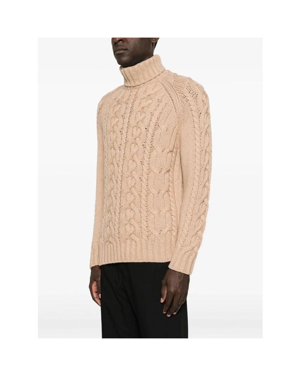 Brunello Cucinelli Natural Cashmere Knitwear for men