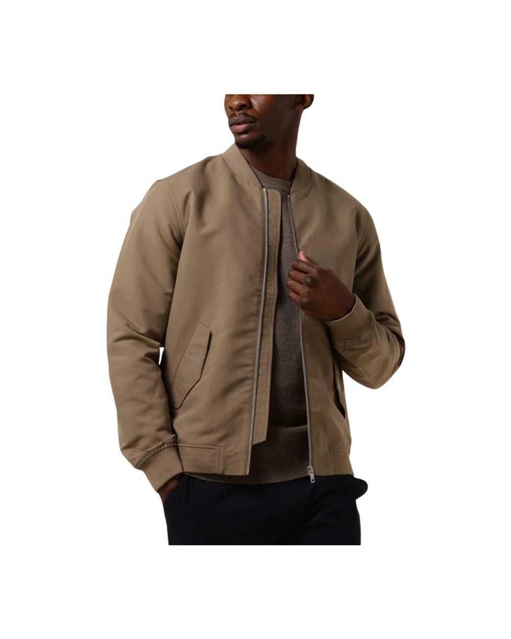 Elvine Jassen ,Trendy Taupe Jas Voor Mannen in het Brown voor heren