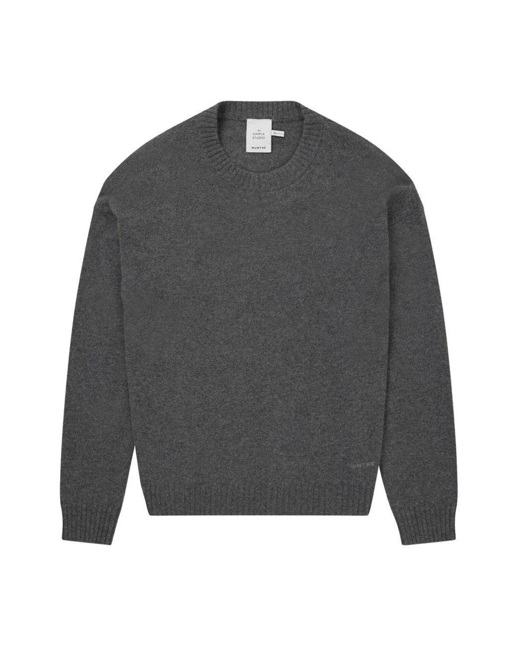Munthe Truien & Vesten ,Grijs ,Houtskool Stijlvolle Top in het Gray