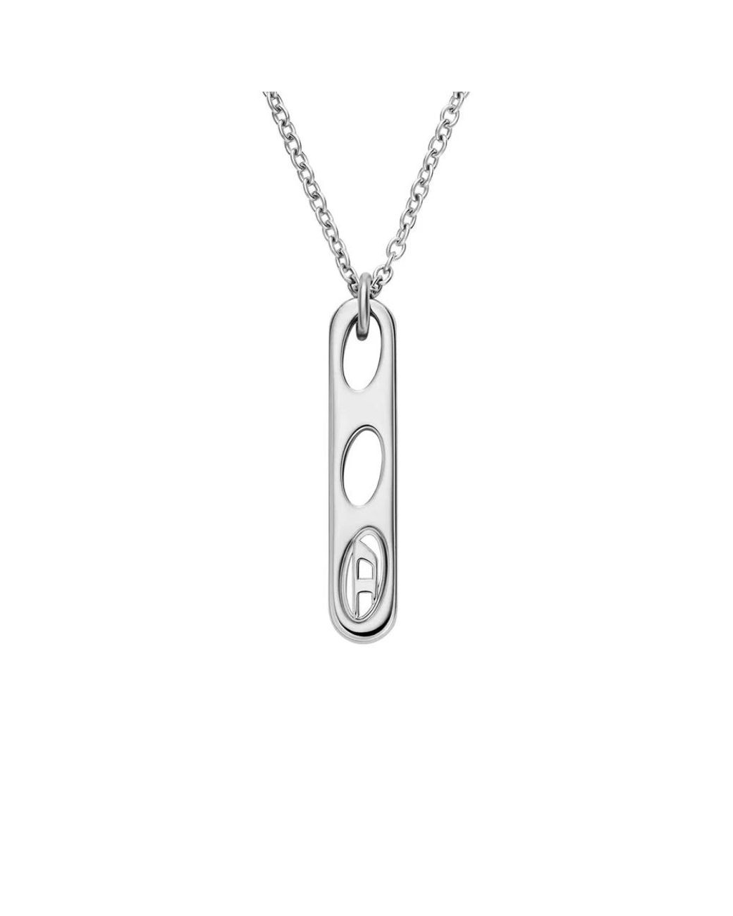 Necklaces DIESEL de hombre de color Metallic
