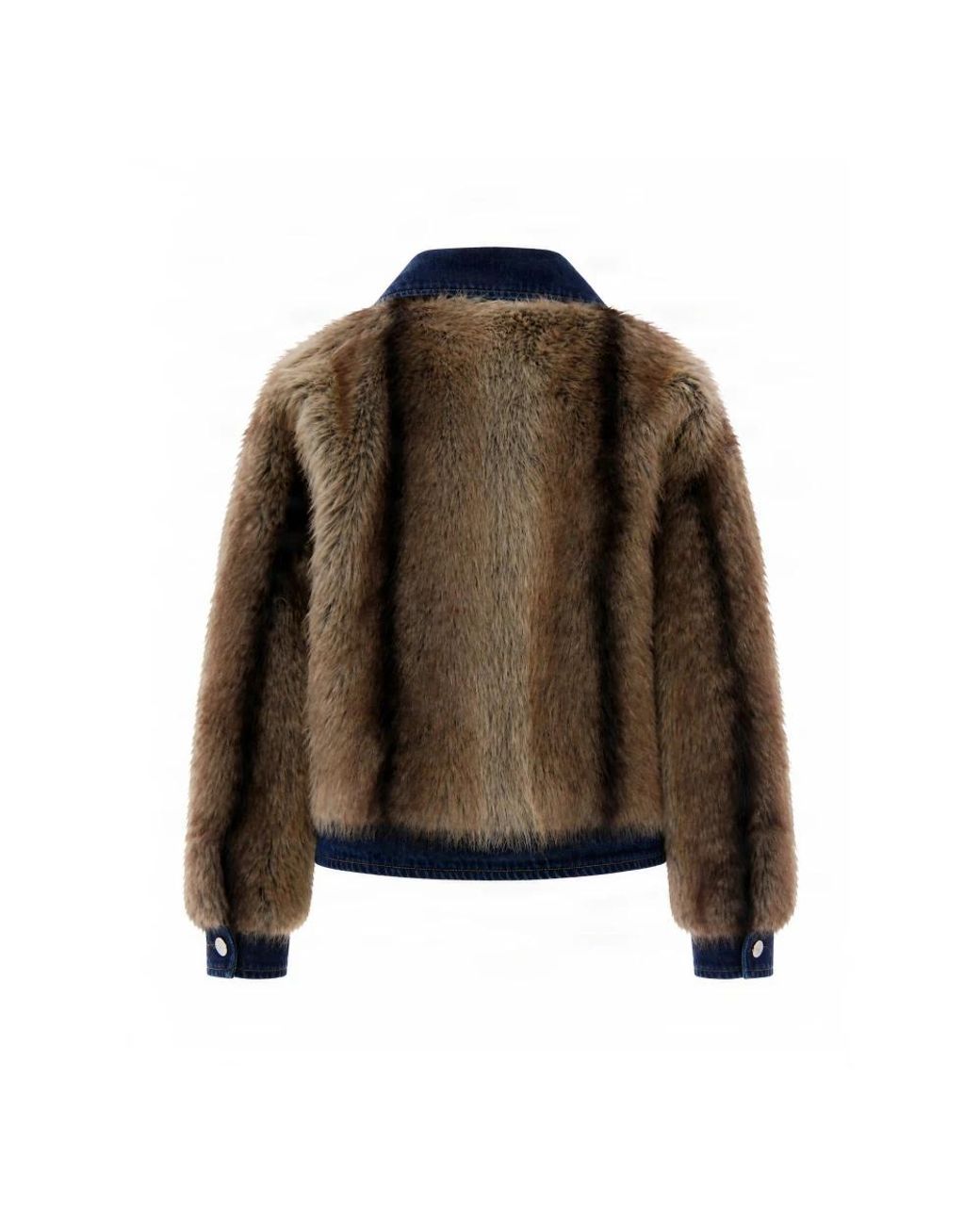 Liu Jo Brown Faux Fur & Shearling Jackets